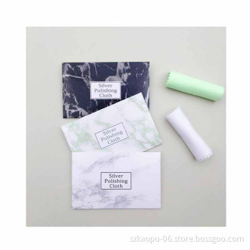 Wholesale Jewellery Cleaning Cloth Custom Microfiber Gold Jewelry Jewlery Sterling Silver Polishing Cloth